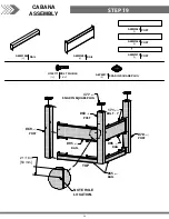 Preview for 38 page of Backyard Discovery CABANA 2004511 Owner'S Manual & Assembly Instructions