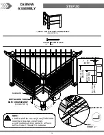 Preview for 39 page of Backyard Discovery CABANA 2004511 Owner'S Manual & Assembly Instructions