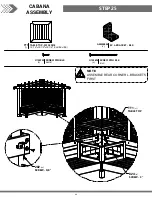 Preview for 44 page of Backyard Discovery CABANA 2004511 Owner'S Manual & Assembly Instructions