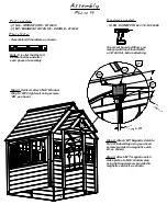 Preview for 31 page of Backyard Discovery Cedar Chateau 6511 Owner'S Manual