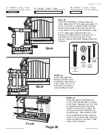 Preview for 32 page of Backyard Discovery Cedar Mountain 5007 Assembly Manual