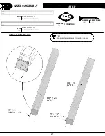 Предварительный просмотр 21 страницы Backyard Discovery CORDOVA 2106536 Owner'S Manual & Assembly Instructions