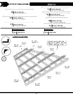 Предварительный просмотр 36 страницы Backyard Discovery CORDOVA 2106536 Owner'S Manual & Assembly Instructions