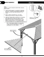 Предварительный просмотр 54 страницы Backyard Discovery CORDOVA 2106536 Owner'S Manual & Assembly Instructions