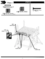 Предварительный просмотр 49 страницы Backyard Discovery EAGLES NEST ELITE SWING SET Owner'S Manual & Assembly Instructions