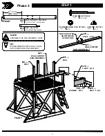 Предварительный просмотр 57 страницы Backyard Discovery EAGLES NEST ELITE SWING SET Owner'S Manual & Assembly Instructions