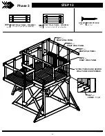 Предварительный просмотр 69 страницы Backyard Discovery EAGLES NEST ELITE SWING SET Owner'S Manual & Assembly Instructions