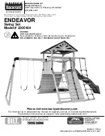Backyard Discovery ENDEAVOR Manual preview