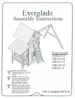 Предварительный просмотр 1 страницы Backyard Discovery Everglade Assembly Instructions Manual