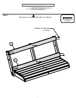 Preview for 17 page of Backyard Discovery FARMHOUSE PORCH SWING Owner'S Manual & Assembly Instructions