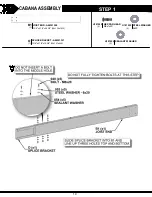 Предварительный просмотр 19 страницы Backyard Discovery Hillsdale Cabana 2102415 Owner'S Manual & Assembly Instructions