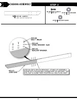 Предварительный просмотр 20 страницы Backyard Discovery Hillsdale Cabana 2102415 Owner'S Manual & Assembly Instructions