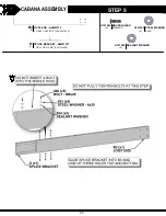 Предварительный просмотр 24 страницы Backyard Discovery Hillsdale Cabana 2102415 Owner'S Manual & Assembly Instructions