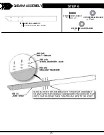 Предварительный просмотр 25 страницы Backyard Discovery Hillsdale Cabana 2102415 Owner'S Manual & Assembly Instructions