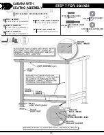 Предварительный просмотр 26 страницы Backyard Discovery Hillsdale Cabana 2102415 Owner'S Manual & Assembly Instructions