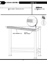 Предварительный просмотр 33 страницы Backyard Discovery Hillsdale Cabana 2102415 Owner'S Manual & Assembly Instructions