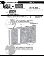 Предварительный просмотр 35 страницы Backyard Discovery Hillsdale Cabana 2102415 Owner'S Manual & Assembly Instructions