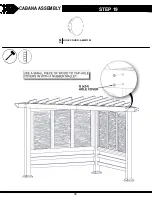 Предварительный просмотр 39 страницы Backyard Discovery Hillsdale Cabana 2102415 Owner'S Manual & Assembly Instructions