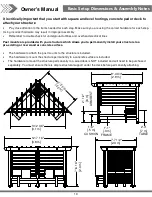 Предварительный просмотр 10 страницы Backyard Discovery LAGUNA CABANA LOUNGER 2006539 Owner'S Manual & Assembly Instructions