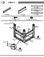 Предварительный просмотр 37 страницы Backyard Discovery LAGUNA CABANA LOUNGER 2006539 Owner'S Manual & Assembly Instructions