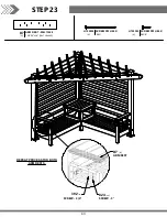 Предварительный просмотр 43 страницы Backyard Discovery LAGUNA CABANA LOUNGER 2006539 Owner'S Manual & Assembly Instructions