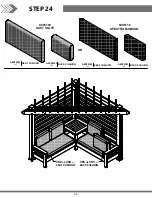 Предварительный просмотр 44 страницы Backyard Discovery LAGUNA CABANA LOUNGER 2006539 Owner'S Manual & Assembly Instructions