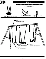 Предварительный просмотр 21 страницы Backyard Discovery LITTLE BRUTUS SWINGSET Owner'S Manual & Assembly Instructions