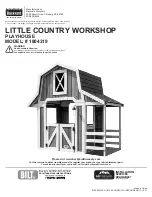 Предварительный просмотр 1 страницы Backyard Discovery LITTLE COUNTRY WORKSHOP Owner'S Manual