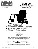 Backyard Discovery MASON 36114 Owner'S Manual предпросмотр