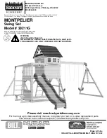 Backyard Discovery MONTPELIER 30211G Owner'S Manual предпросмотр