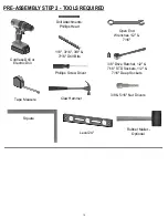 Предварительный просмотр 12 страницы Backyard Discovery NORWOOD 2306059 Assembly Manual