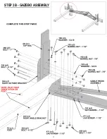 Предварительный просмотр 17 страницы Backyard Discovery NORWOOD 2306059 Assembly Manual