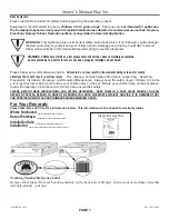 Preview for 3 page of Backyard Discovery Patriot II Owner'S Manual