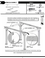 Предварительный просмотр 16 страницы Backyard Discovery PERGOLA 2105089B Manual