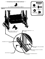 Предварительный просмотр 29 страницы Backyard Discovery PERGOLA SWING Owner'S Manual