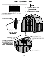 Предварительный просмотр 52 страницы Backyard Discovery READY SHED Manual