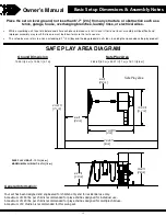 Предварительный просмотр 12 страницы Backyard Discovery RIVERTON 2200098 Owner'S Manual & Assembly Instructions