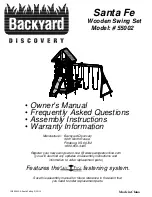 Предварительный просмотр 1 страницы Backyard Discovery Santa Fe Owner'S Manual