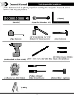 Предварительный просмотр 12 страницы Backyard Discovery Saratoga 30011 Owner'S Manual & Assembly Instructions