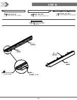 Предварительный просмотр 24 страницы Backyard Discovery SAXONY GRILL GAZEBO Owner'S Manual & Assembly Instructions