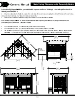 Preview for 10 page of Backyard Discovery SIENA 2002548 Owner'S Manual & Assembly Instructions