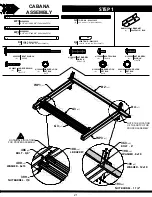 Preview for 21 page of Backyard Discovery SIENA 2002548 Owner'S Manual & Assembly Instructions