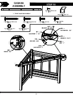 Предварительный просмотр 31 страницы Backyard Discovery SIENA 2002548 Owner'S Manual & Assembly Instructions