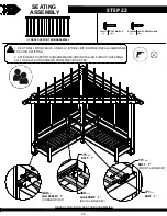 Предварительный просмотр 44 страницы Backyard Discovery SIENA 2002548 Owner'S Manual & Assembly Instructions