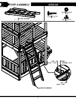 Предварительный просмотр 84 страницы Backyard Discovery SKYFORT 2106031 Owner'S Manual & Assembly Instructions