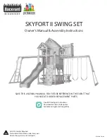 Backyard Discovery SKYFORT II SWING SET Owner'S Manual & Assembly Instructions preview