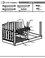 Предварительный просмотр 70 страницы Backyard Discovery SKYFORT WITH TUBE SLIDE Owner'S Manual & Assembly Instructions