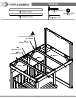 Предварительный просмотр 74 страницы Backyard Discovery SKYFORT WITH TUBE SLIDE Owner'S Manual & Assembly Instructions