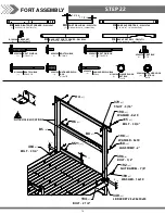 Предварительный просмотр 76 страницы Backyard Discovery SKYFORT WITH TUBE SLIDE Owner'S Manual & Assembly Instructions