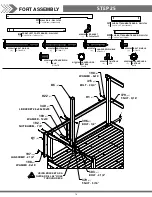 Предварительный просмотр 79 страницы Backyard Discovery SKYFORT WITH TUBE SLIDE Owner'S Manual & Assembly Instructions